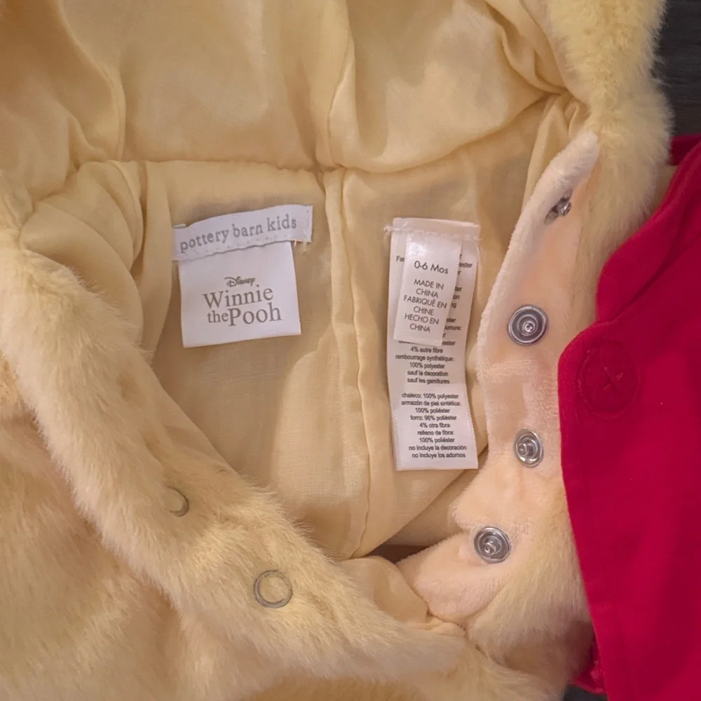 Pottery Barn Kids Yellow and Red Winnie the Pooh Costume - Picture 6 of 6